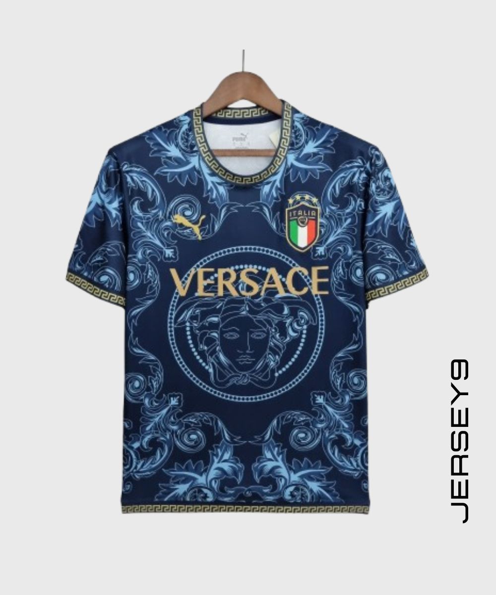2023 Versace Italy Blue Jersey