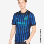 Shop the official Inter Milan 25/26 Nike Home Jersey. Slim-fit, breathable sweat-wicking fabric, unisex design, and durable crest. Perfect for matchdays, training, or casual wear.